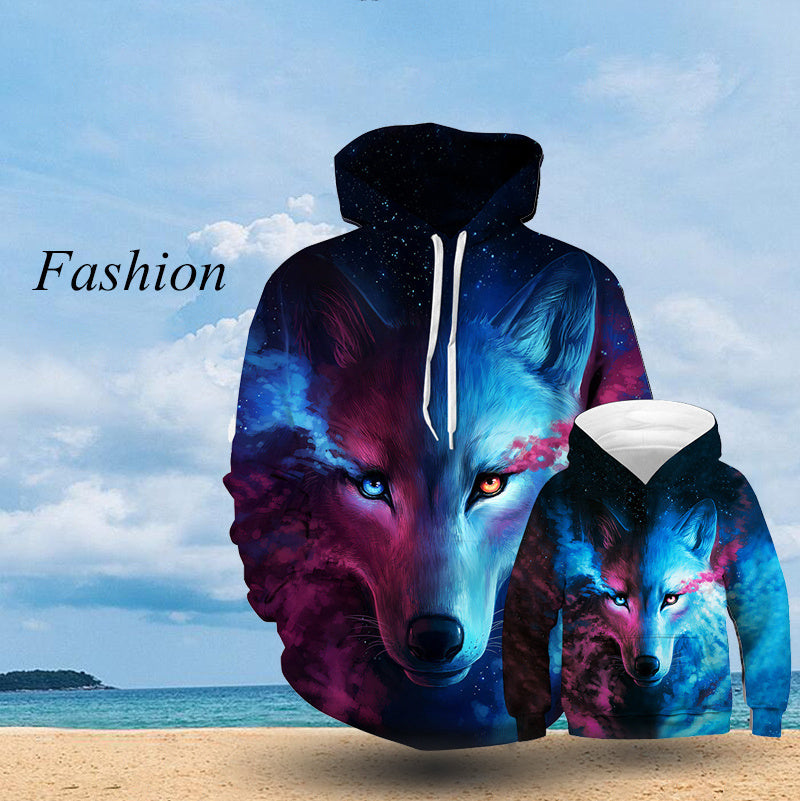 Wolf Printed Hoodies Men 3D Sweatshirt - Heritage cosmetics and beauty care