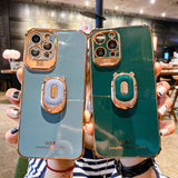 Electroplated Mobile Phone Shell Bear Bracket Fine Hole Heritage cosmetics and beauty care