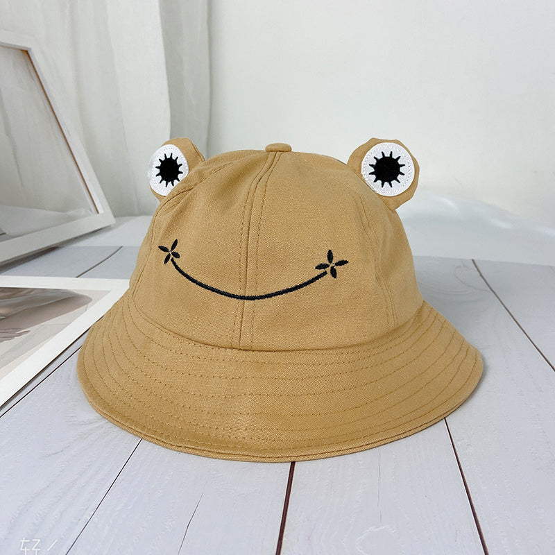 Fashionable Summer Hats For Children And Adults With Frog Pattern - Heritage cosmetics and beauty care