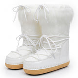 Winter Space Boots Furry Moon Boot Snow Boots For Women Fleece-lined Women - Heritage cosmetics and beauty care