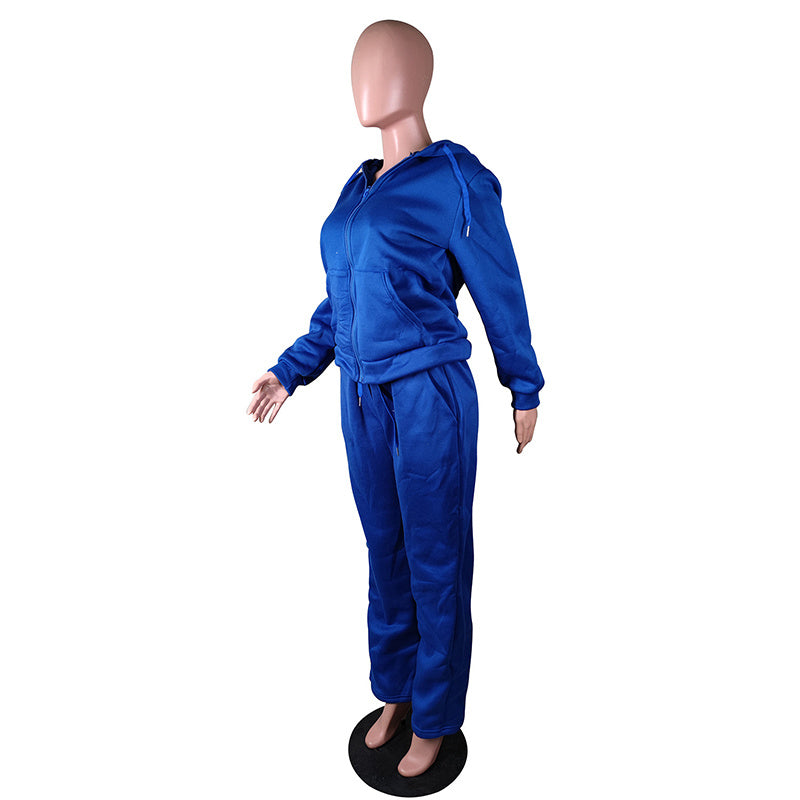 Women Sweatsuit Set 2 Piece Outfits Casual Hoodies Tops And Sweatpants Jogger Tracksuits Loose Trousers - Heritage cosmetics and beauty care