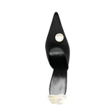 Women's Pointed Pearl High Heels - Heritage cosmetics and beauty care