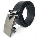 Scratch-resistant Edging Microfiber Belt Men's Automatic Buckle With Lychee Pattern - Heritage cosmetics and beauty care