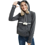 Cute Hoodies Pullover Sweatshirts With Pet Pocket For Cat Clothes Winter Women Heritage cosmetics and beauty care