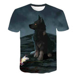 Children Print Personality Cute Puppy Round Neck - Heritage cosmetics and beauty care