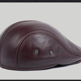 Middle-aged And Elderly Casual Leather Hats - Heritage cosmetics and beauty care