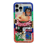 Tide Brand Retro Graffiti Phone Case Soft Heritage cosmetics and beauty care