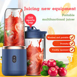 6blade Portable Blender Mini Juicer Cup Extractor Smoothie USB Charging Fruit Squeezer Blender Food Mixer Ice Crusher Portable Juicer Machine Heritage cosmetics and beauty care