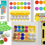 Baby Learning Educational Toy Smart Egg Toy Games Shape Matching Sorters Toys Montessori Eggs Toys For Kids Children - Heritage cosmetics and beauty care