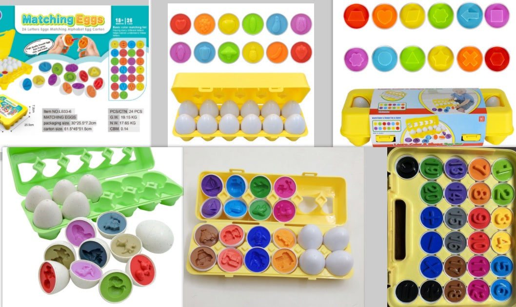 Baby Learning Educational Toy Smart Egg Toy Games Shape Matching Sorters Toys Montessori Eggs Toys For Kids Children - Heritage cosmetics and beauty care