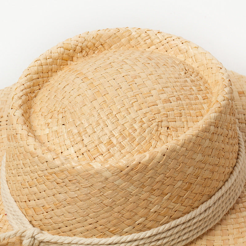 Tourist Beach Sun Protection Sunshade Straw Hat - Heritage cosmetics and beauty care