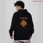 Women Hoodies King Queen Printed Sweatshirt Lovers - Heritage cosmetics and beauty care