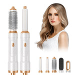 Five-in-one Hot Air Comb Multi-function Anion Blowing Combs Automatic Curler Straight Comb Hair Dryer - Heritage cosmetics and beauty care