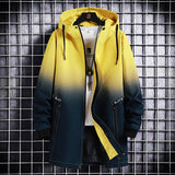 Spring And Autumn Trendy Men's Clothing All-matching Hooded Trench Coat - Heritage cosmetics and beauty care