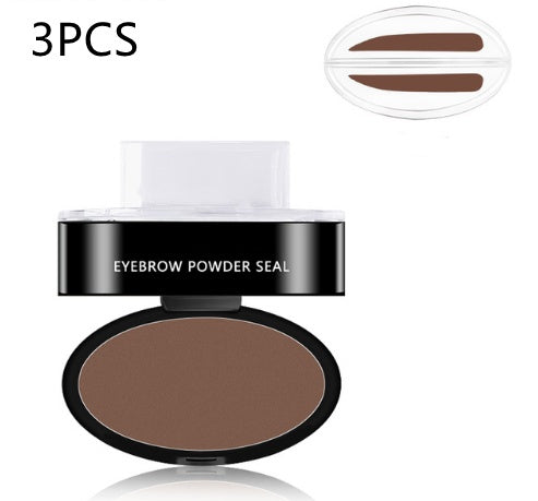 Eyebrow Powder Stamp Tint Stencil Kit Cosmetics Professional Makeup Waterproof Eye Brow Stamp Lift Eyebrow Enhancers Stencil Kit - Heritage cosmetics and beauty care