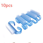 10 Pieces Nail Cleaning Clean Brush Hot sales Tool File Manicure Pedicure Soft Remove Dust Small Angle Clear Tools Sets - Heritage cosmetics and beauty care