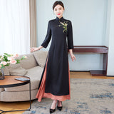 Women 's Fashion New Retro Women 's Embroidered Dress - Heritage cosmetics and beauty care