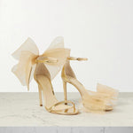 Asymmetrical Open-toe Stiletto Heels - Heritage cosmetics and beauty care