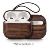 Back Cover Solid Wood Bluetooth Earphone Case Heritage cosmetics and beauty care