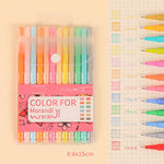 Set Of  For Students To Take Notes With Korean Retro Colored Pens - Heritage cosmetics and beauty care