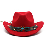 Cowboy Hats Curled Felt Riding Men And Women - Heritage cosmetics and beauty care