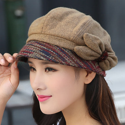 Fashion Korean Style Beret Autumn Female Cap - Heritage cosmetics and beauty care