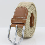 Simple Stretch And Breathable Canvas Woven Belt - Heritage cosmetics and beauty care