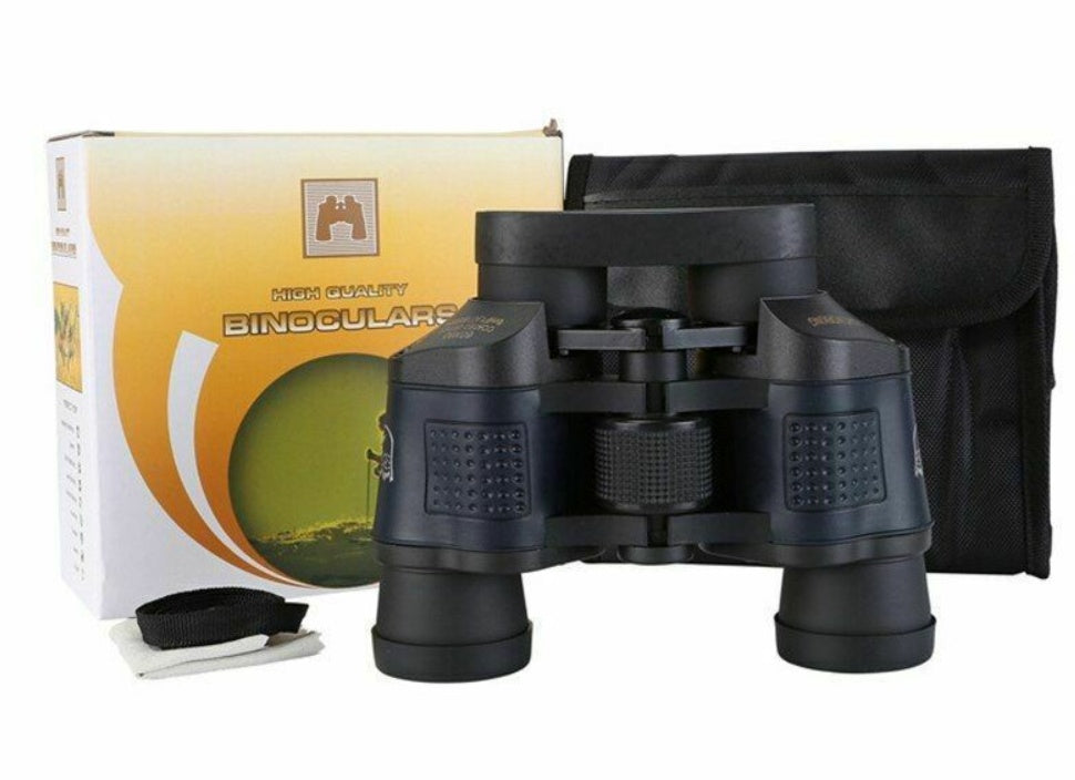 Binoculars 60X60 Powerful Telescope 160000m High Definition For Camping Hiking Full Optical Glass Low Light Night Vision - Heritage cosmetics and beauty care