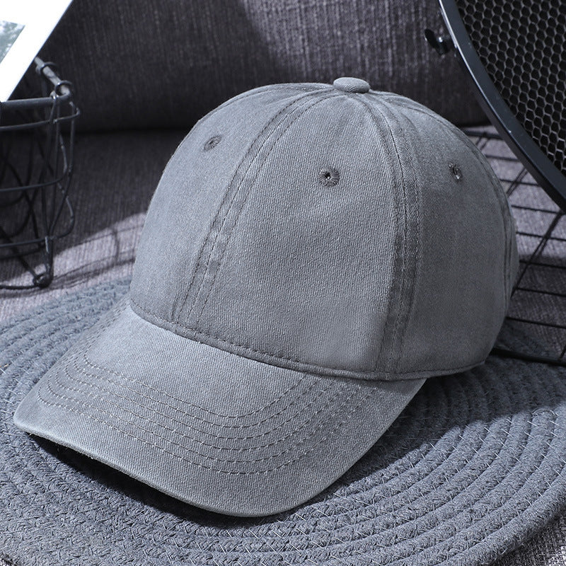 Washed Baseball Caps For Men And Women Outdoor Distressed Sun Hats Simple Caps - Heritage cosmetics and beauty care