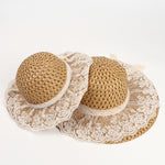 Women Lace Sun Hats For  Wide Brim Straw Beach - Heritage cosmetics and beauty care