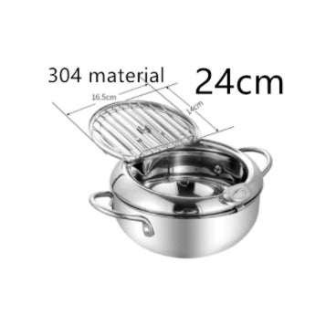 Stainless Steel Telescopic Folding Basket Frying Basket French Fries Degreasing Kitchen Tool