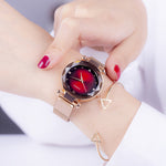 Women's Starry Quartz Lazy Magnet Strap Iron-absorbing Watch - Heritage cosmetics and beauty care