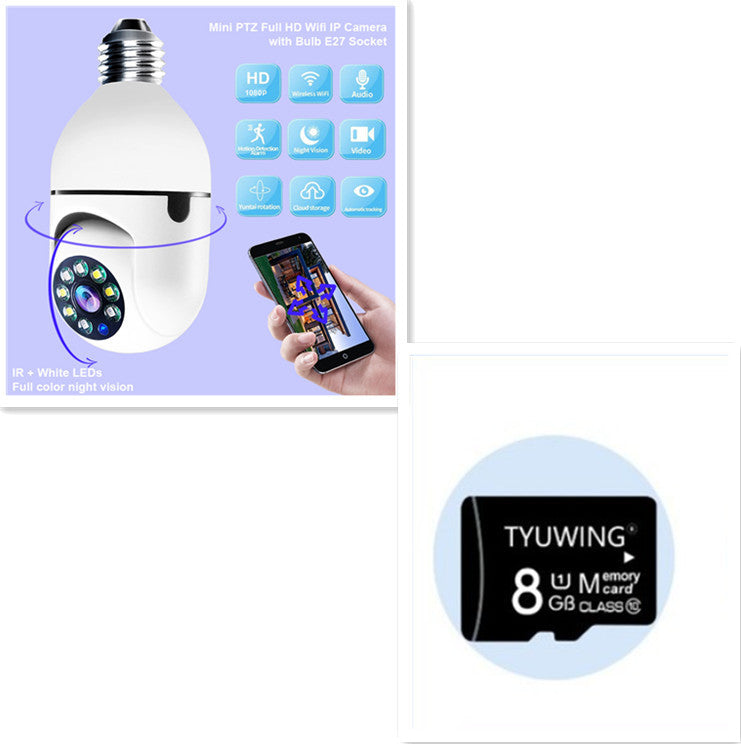 WiFi CAMERA 1080P Bulb 4X Zoom Camera E27 Home 5GWiFi Alarm Monitor - Heritage cosmetics and beauty care