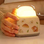 Toaster Small Night Light Cute USB Girl Heart Heritage cosmetics and beauty care