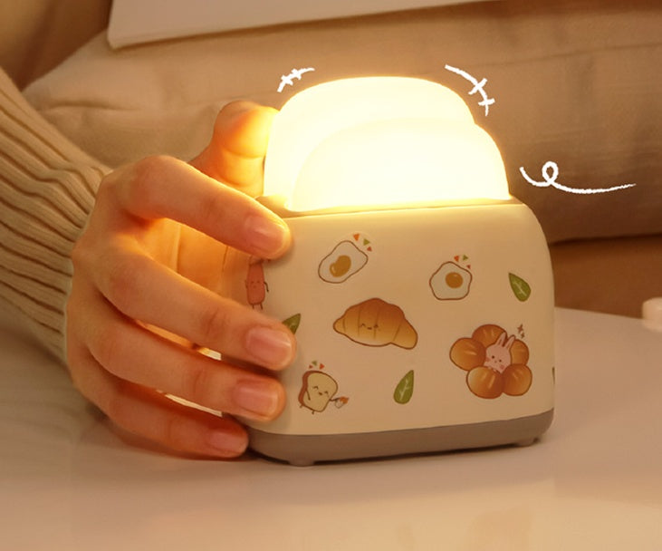 Toaster Small Night Light Cute USB Girl Heart Heritage cosmetics and beauty care