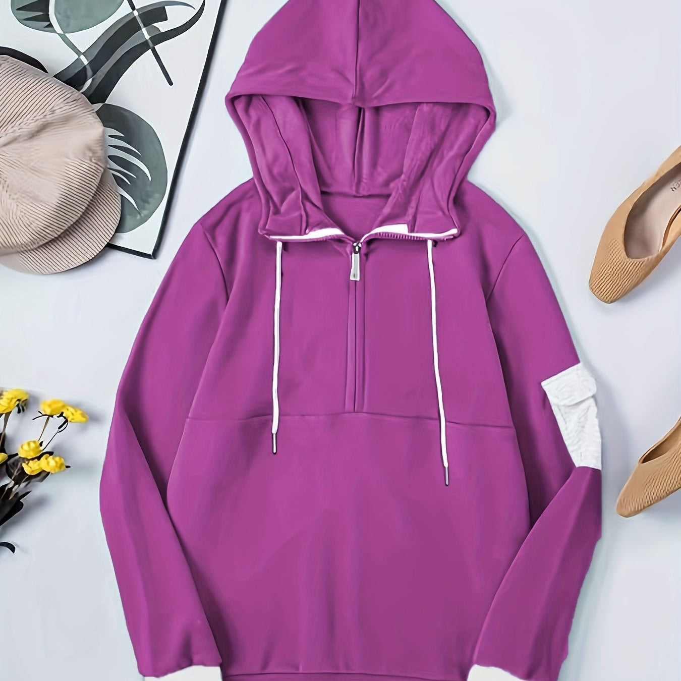 Casual Versatile Slimming Hooded Sweater