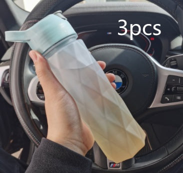 Spray Water Bottle For Girls Outdoor Sport Fitness Water Cup Large Capacity Spray Bottle Drinkware Travel Bottles Kitchen Gadgets - Heritage cosmetics and beauty care