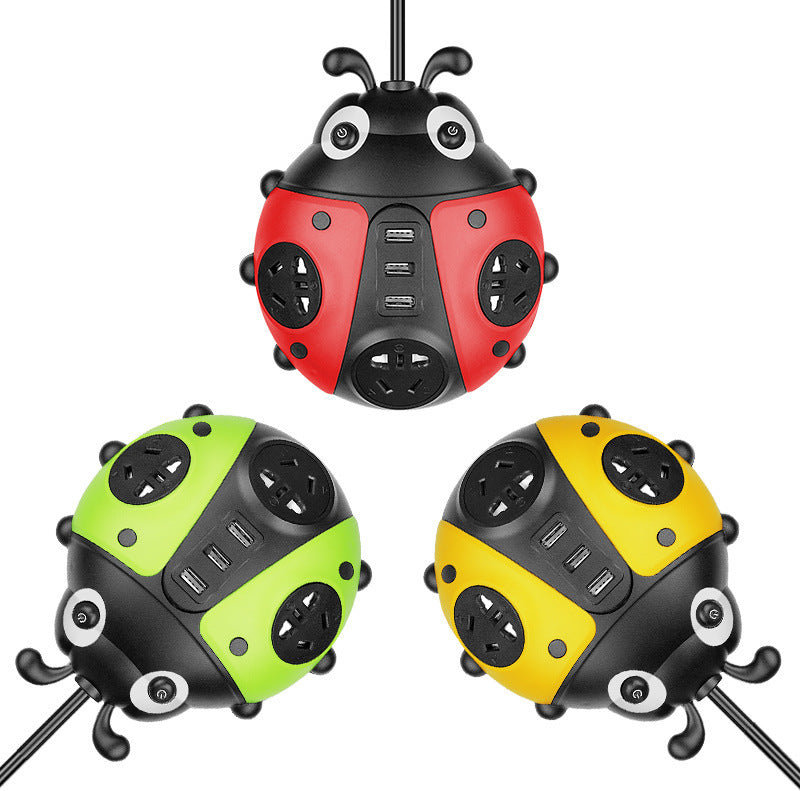 Creative Insect Climbing Wall Smart Socket With Independent Power Strip Heritage cosmetics and beauty care