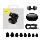 True Wireless Earphones Bowie E2 Black Heritage cosmetics and beauty care