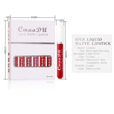 6 Boxes Of Matte Non-stick Cup Waterproof Lipstick Long Lasting Lip Gloss - Heritage cosmetics and beauty care