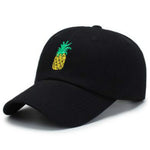 Embroidered Pineapple Baseball Cap Adjustable Cotton - Heritage cosmetics and beauty care