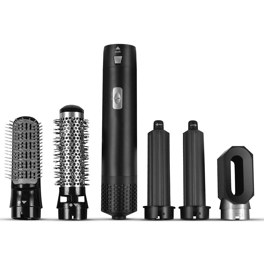 Cross-border Foreign Trade Popular Multi-functional Airy Curl Hot Air Comb Blowing Combs Hair Curler Straight Comb Hair Dryer - Heritage cosmetics and beauty care