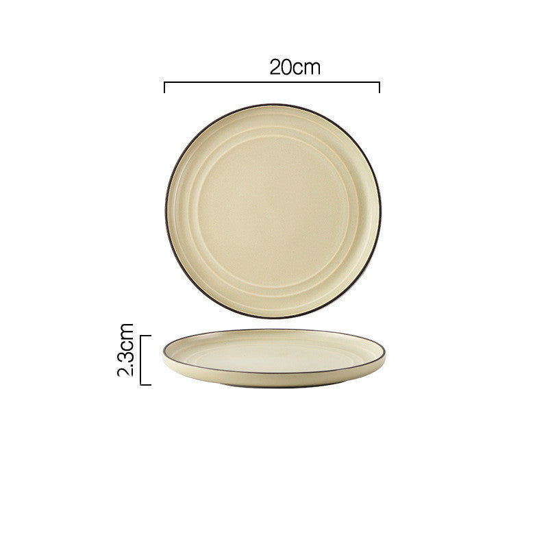 Wind Simple Bowl And Plate Combination Tableware And Tableware - Heritage cosmetics and beauty care