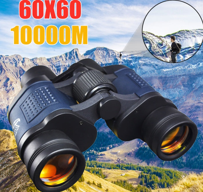 Binoculars 60X60 Powerful Telescope 160000m High Definition For Camping Hiking Full Optical Glass Low Light Night Vision - Heritage cosmetics and beauty care