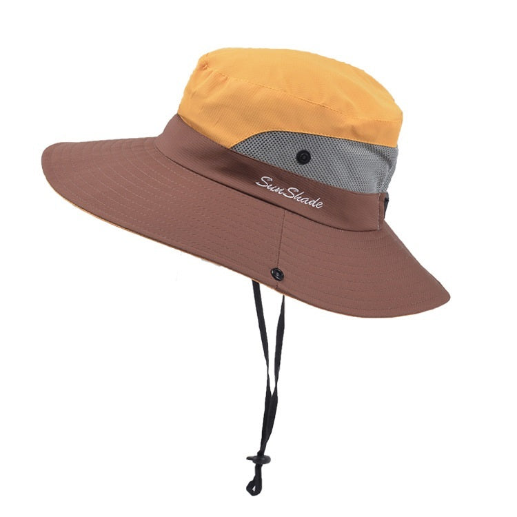 Unisex Summer Foldable Sun Fisherman Hat Men Women Wide Brim Casual Outdoor Travel Beach Sunscreen UV Protection  Sun Hats - Heritage cosmetics and beauty care