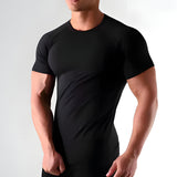 Sports Tights Short-sleeved Men's Printed T-shirt - Heritage cosmetics and beauty care