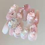 Fairy Light Luxury Advanced Crystal Wear Nail Customization - Heritage cosmetics and beauty care