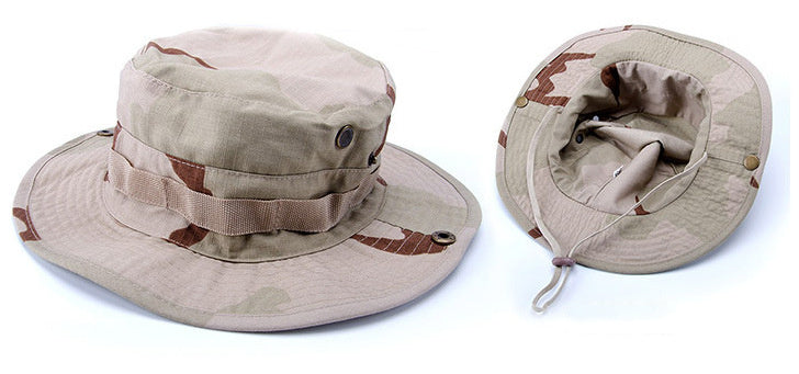 Camouflage Summer Fisherman Outdoor Sunscreen Hat - Heritage cosmetics and beauty care