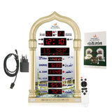 Alarm Clock Perpetual Calendar Gold Silver Black Wall Clocks - Heritage cosmetics and beauty care