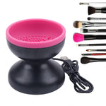 Electric Makeup Brush Cleaner Machine Portable Automatic USB Cosmetic Brush Cleaner Tools For All Size Beauty Makeup Brushes Set - Heritage cosmetics and beauty care